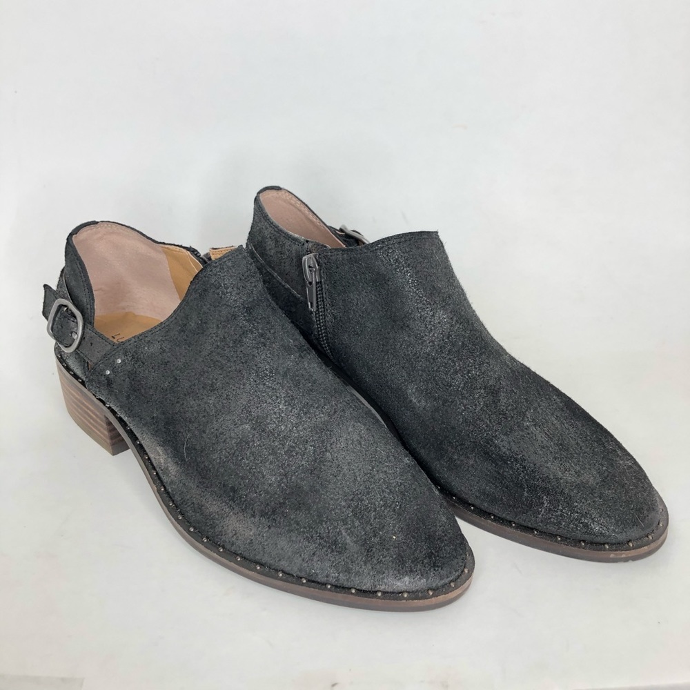 Lucky dark grey low booties